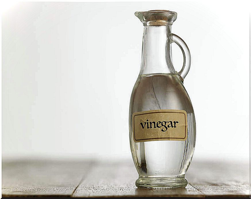 White vinegar.