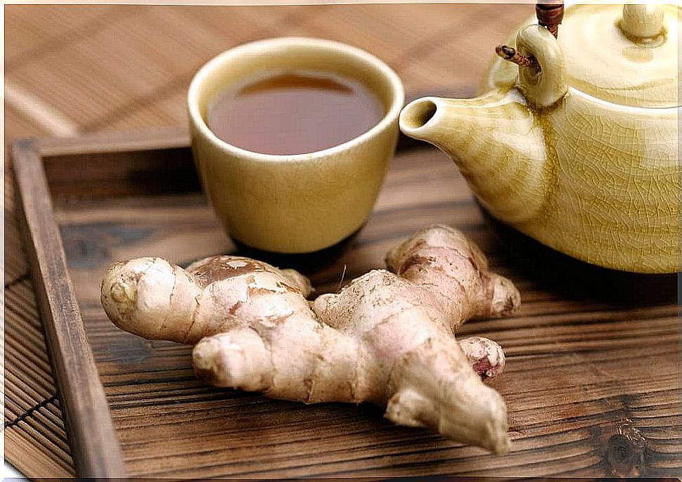 ginger to reduce inflammation of the hands