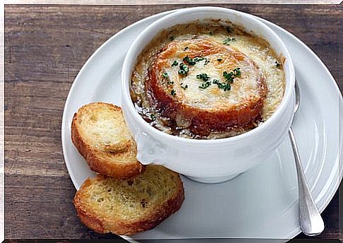 soup onion cheese