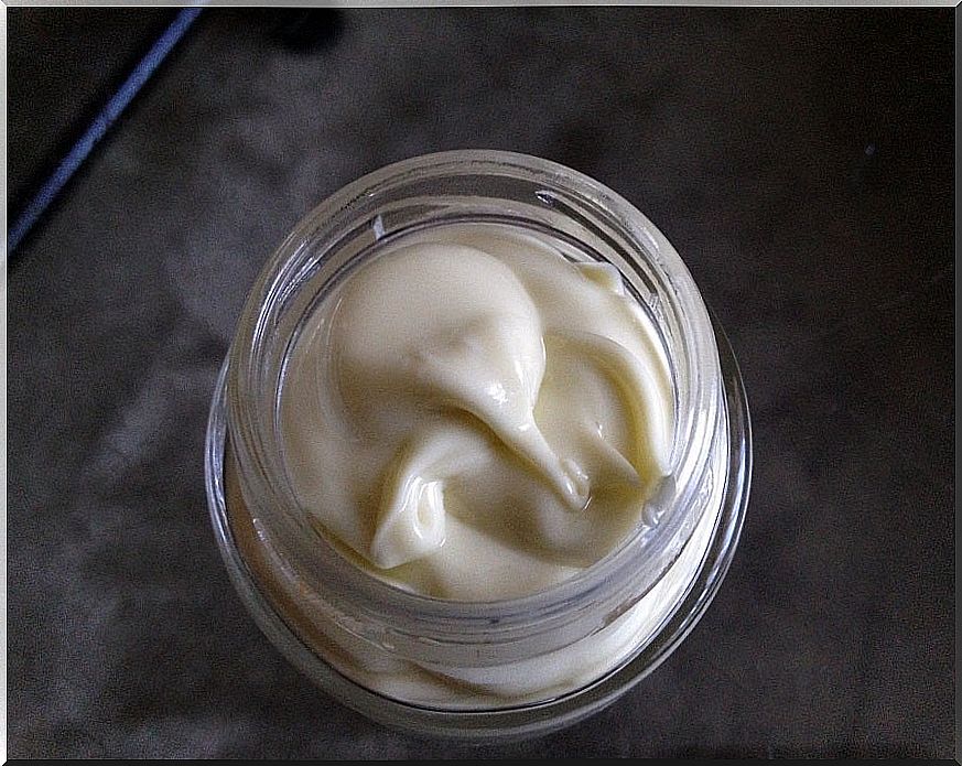 Homemade sunscreen.