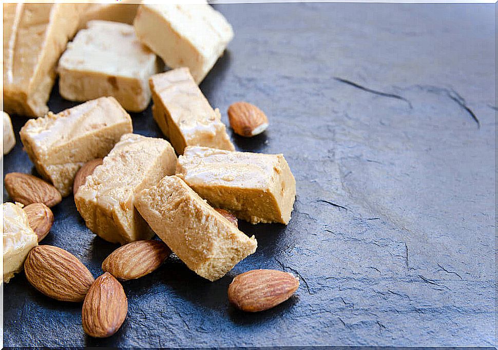 Almond nougat