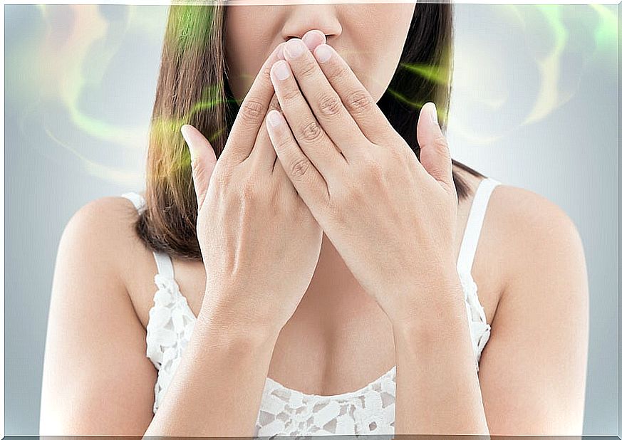 Edible oil against bad breath