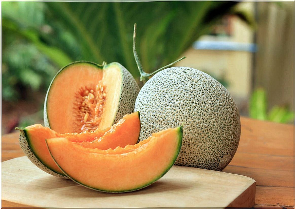 The melon, ideal for losing weight and sleeping better