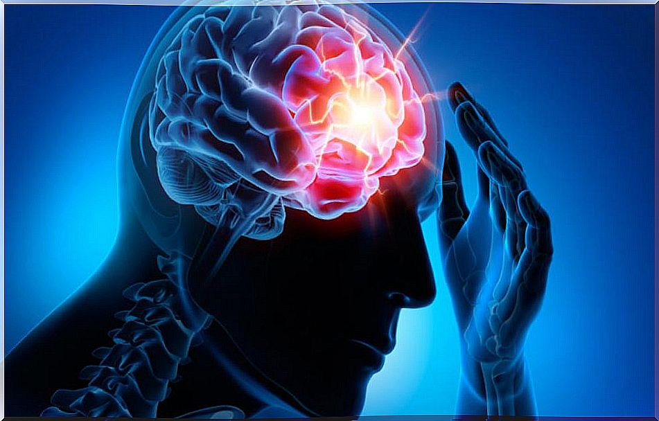 man suffering from cerebrovascular diseases