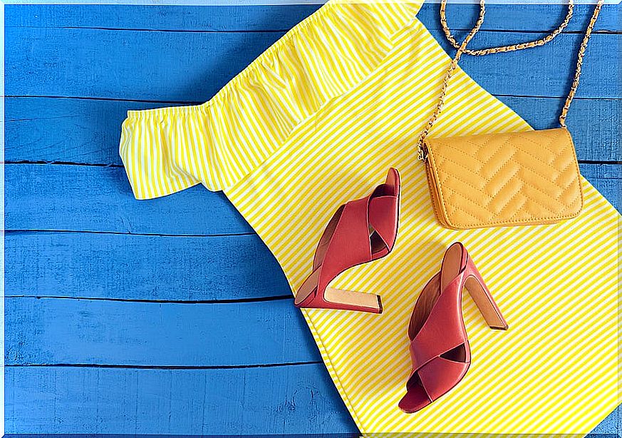 Yellow dress for summer